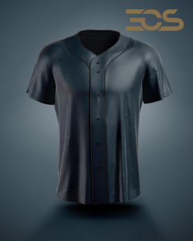 ﻿Baseball/Softball Fullbutton Jersey ﻿Plain 