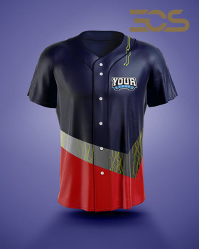 ﻿Baseball/Softball Fullbutton Jersey Futuristic 