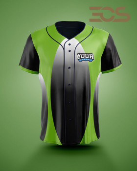 ﻿Baseball/Softball Fullbutton Jersey Side Gradient 