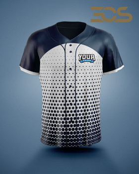 ﻿Baseball/Softball Fullbutton Jersey Half Tone 