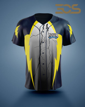 ﻿Baseball/Softball Fullbutton Jersey Thunder 