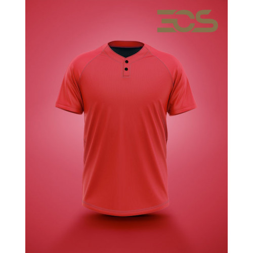 ﻿Baseball/Softball 2 button Jersey ﻿Plain 