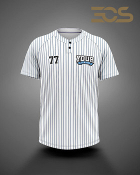 ﻿Baseball/Softball 2 button Jersey Pinstripe 