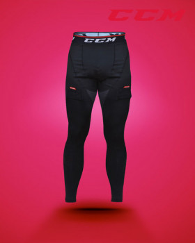 Men's compression pant with gel application/jock/tabs