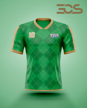 ﻿ Soccer Jersey 1000 series short sleeve Argyle