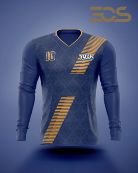 Soccer Jersey 2000 series long sleeve City Blue